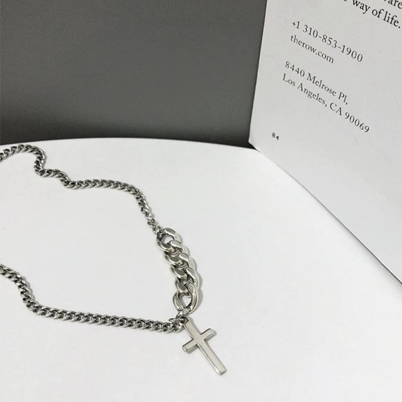 *NEW 925 Sterling Silver Vintage Cross Necklace - Picture 6 of 16